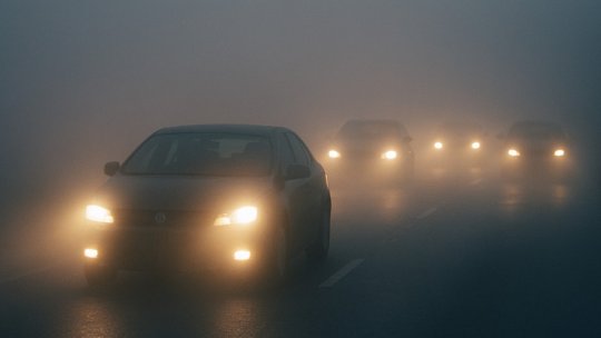 Trafic în condiții de ceață densă, în județele Dolj și Ilfov