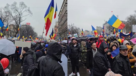 BUCUREȘTI: Un cetățean polonez înarmat cu un cuțit, ridicat de la protestul antiguvernamental și dus la poliție