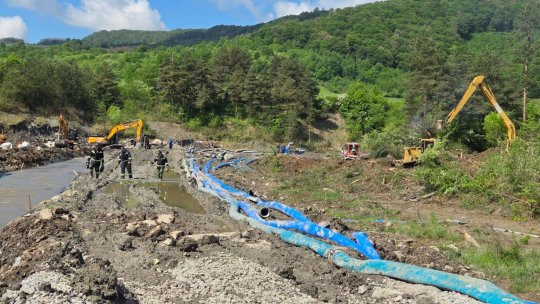 Intervențiile la Salina Praid continuă. Prefectul județului Harghita: Populaţia din zonă nu este expusă vreunui risc iminent