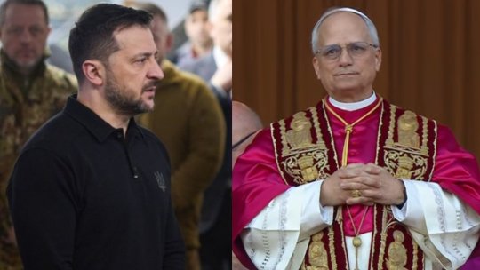 Papa Leon, invitat de Volodimir Zelenski în Ucraina