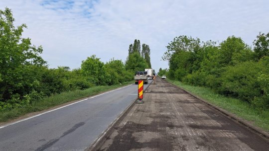 Lucrări de reabilitare reluate pe DN 68A, între Margina și Coșava