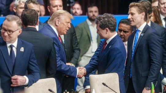 Summitul NATO de la Haga: Nicuşor Dan și Donald Trump s-au salutat înainte de începerea evenimentului | FOTO