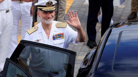 Regele Felipe al Spaniei, în România