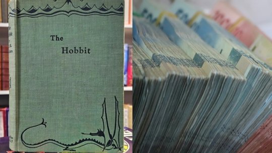 O ediție princeps a cărţii „The Hobbit” de J.R.R. Tolkien, vândută pentru 43.000 de lire sterline