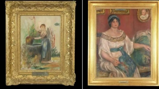 FRANȚA: Două tablouri furate de la Muzeul Renoir, recuperate