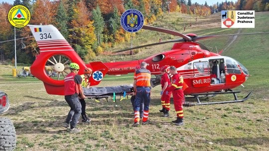Adolescent accidentat pe un traseu de mountain-bike din Azuga