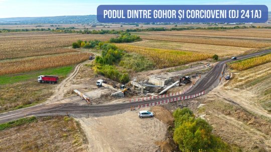 GALAȚI: Podul de pe DJ 241A, între Gohor şi Corcioveni, reabilitat