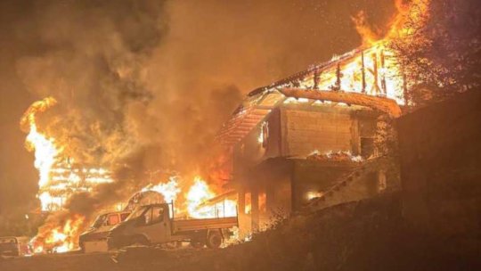 NEAMȚ: Mănăstirea Bisericani, cuprinsă de un incendiu provocat intenționat