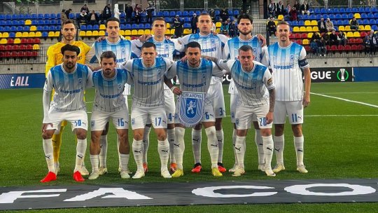 Conference League: Universitatea Craiova o învinge cu 3-1, în deplasare, pe Inter d'Escaldes