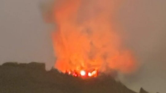„Cuibul vulturului”, mistuit de flăcări: Fosta reşedinţă a naziştilor din Bavaria, incendiată