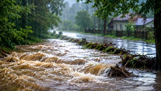INHGA: Cod galben de inundaţii pe râurile din Dobrogea, până miercuri la prânz