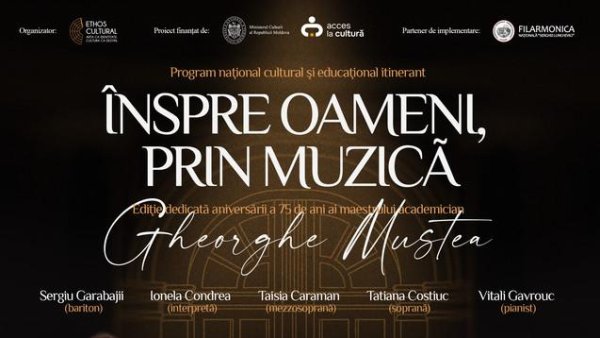 Turneu de muzică clasică, dedicat aniversării compozitorului basarabean Gheorghe Mustea