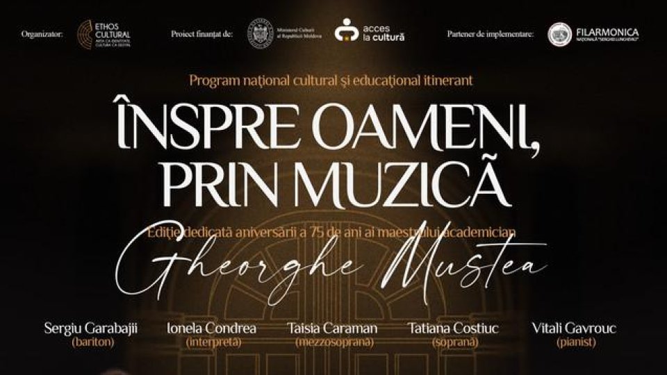 Turneu de muzică clasică, dedicat aniversării compozitorului basarabean Gheorghe Mustea