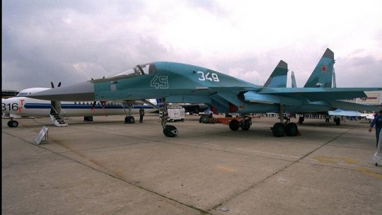 Două avioane ruseşti Su-34, distruse la sol în urma unor atacuri ucrainene