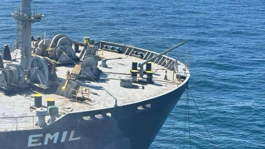 BULGARIA: Navă abandonată după un atac cu dronă, localizată în Marea Neagră