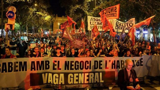 Sindicatele spaniole convoacă greva generală