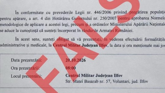 MApN neagă scenariul unei încorporări de urgență a tinerilor