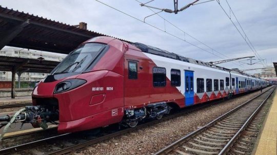 CFR Călători: O nouă ramă electrică Alstom RE Coradia Stream, ce asigură formarea a două trenuri InterRegio, în circulație
