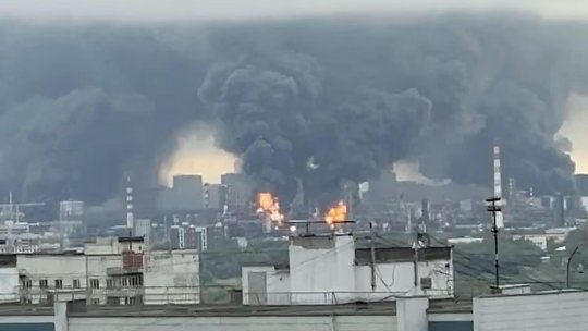 Rafinărie din districtul moscovit Kapotnia, lovită de drone ucrainene