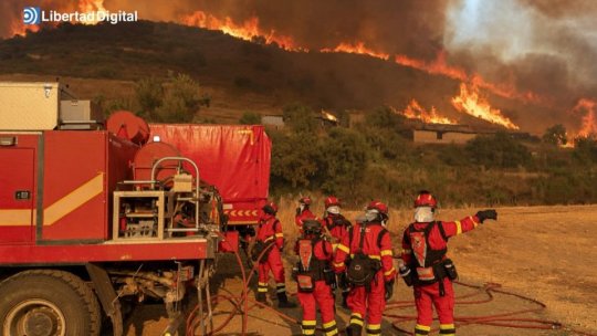 Spania: Cel puțin 19.000 de persoane, evacuate sau izolate din cauza celui mai grav incendiu din regiunea Madrid