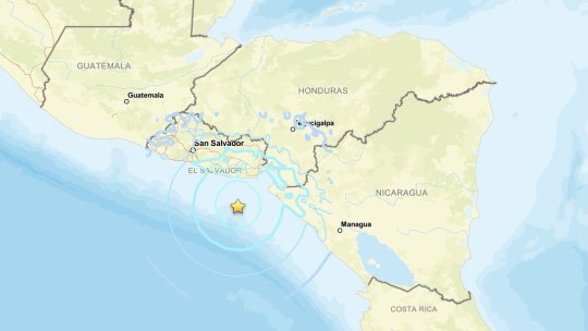 Cutremur de 5,5 grade, în Pacific: Mișcarea telurică s-a resimțit în El Salvador, Honduras și Nicaragua