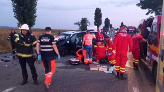 VRANCEA: Accident rutier grav soldat cu un mort și 3 răniți, pe DN2–E85, la Sascut