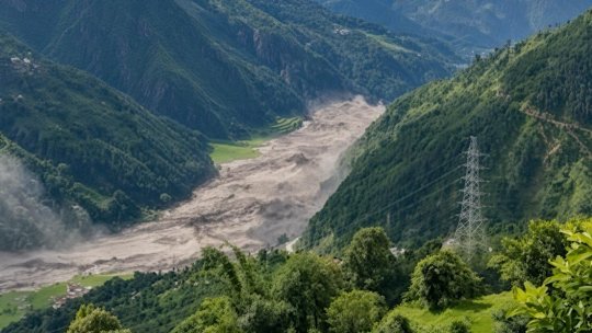 Sute de dispăruți după inundații catastrofale, la granița dintre Nepal și Tibet | VIDEO