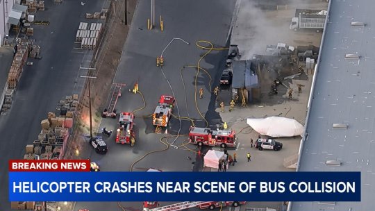 SUA: 3 morți după prăbușirea unui elicopter de televiziune la Los Angeles