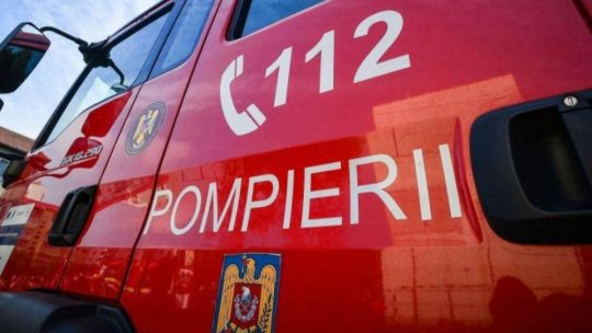 GIURGIU: Un incendiu a cuprins 4 autobetoniere, 2 camioane și o pompă de beton