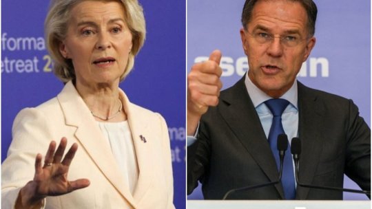 Ursula von der Leyen şi Mark Rutte au amenințat Rusia că vor crește presiunea asupra sa, după atacul din Leipzig