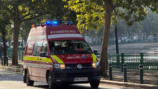 Doi răniţi după explozia unei butelii într-o curte din Sectorul bucureștean 5