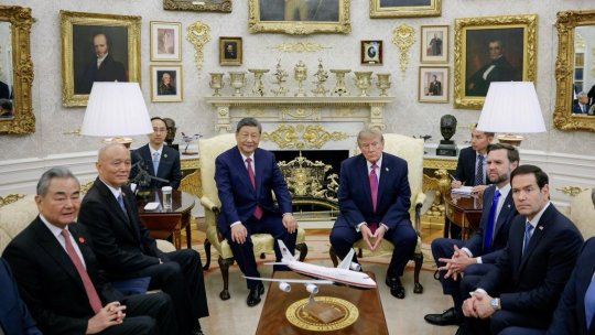 Xi Jinping, primit cu fast de Donald Trump la Casa Albă