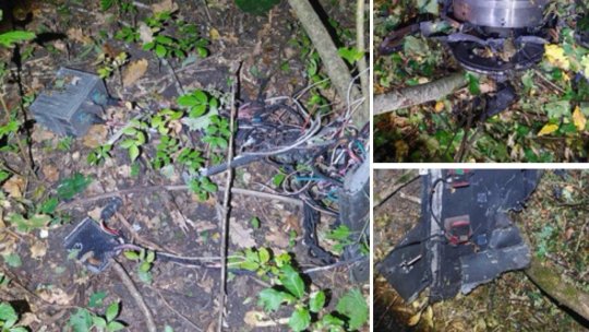 REPUBLICA MOLDOVA: Resturile unei drone, descoperite în extravilanul orașului Briceni