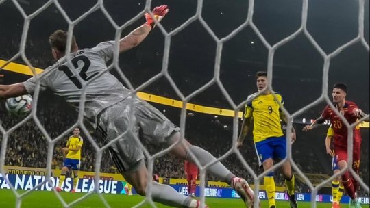Liga Națiunilor: Naționala de fotbal a României, invinsă de Suedia cu 2-1