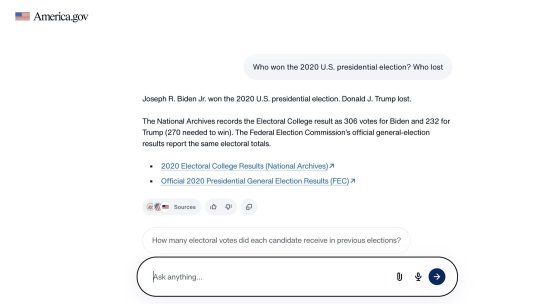 Noul site al Casei Albe bazat pe inteligență artificială confirmă că Trump a pierdut alegerile prezidențiale din 2020