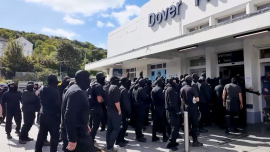Activitatea în portul britanic Dover, pertubată de un protest | VIDEO