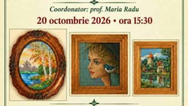 Expoziție de goblenuri și macrameuri, la Reșița